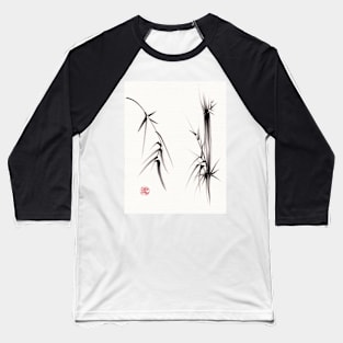 "Tao" Original sumi-e ink brush painting on paper. Baseball T-Shirt